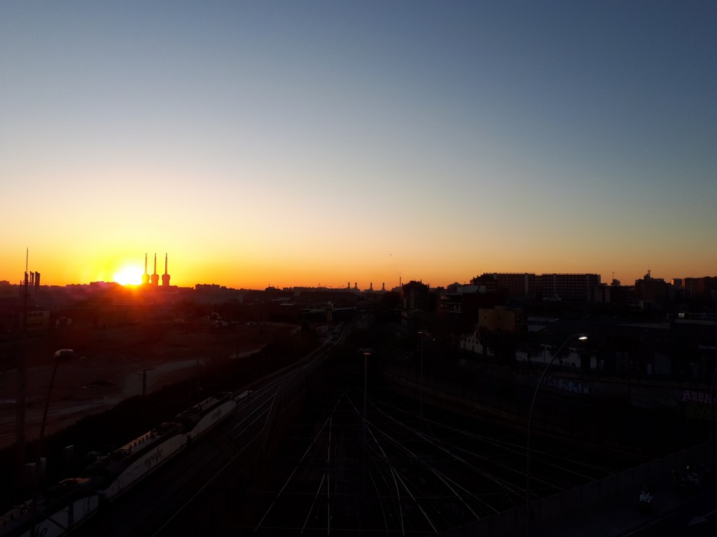 Foto: Amanecer - Sant Adrià de Besòs (Cataluña), España