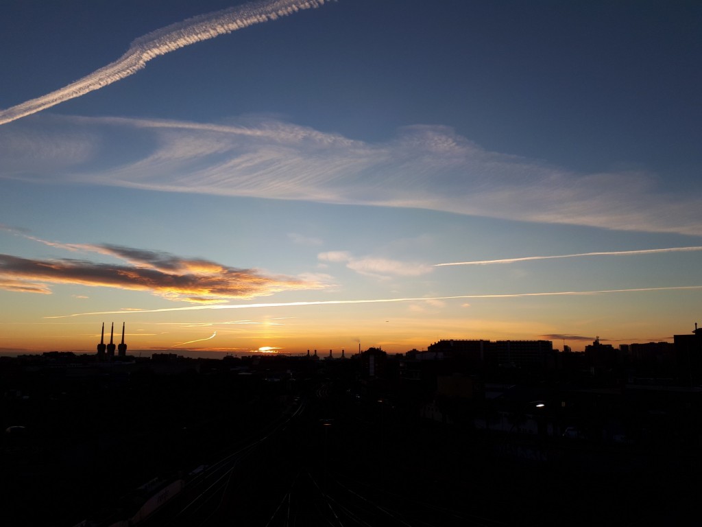 Foto: Amanecer - Sant Adrià de Besòs (Cataluña), España