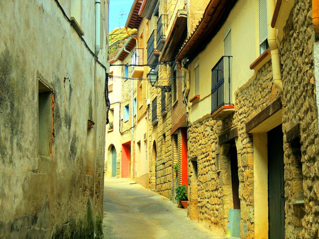 Foto: Calle Barrio Verde - Loarre (Huesca), España