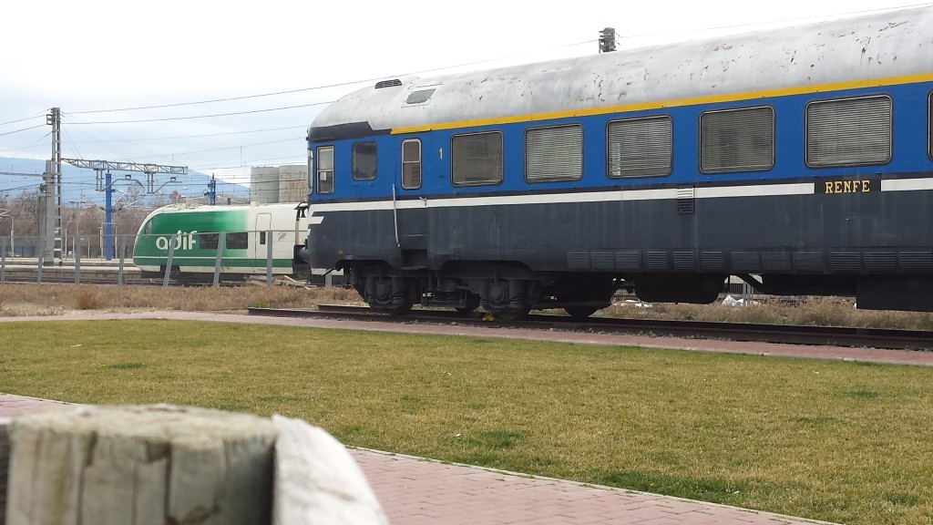 Foto: Composicion Talgo de ADIF - Calatayud (Zaragoza), España
