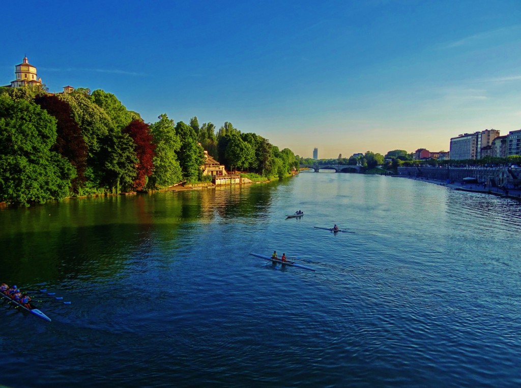 Foto: Río Po - Torino (Piedmont), Italia