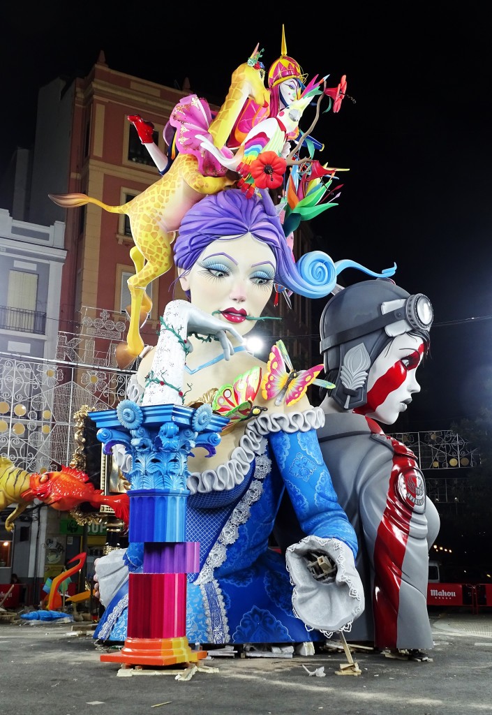 Foto: Piezas falla c/. Cuba - Valencia (València), España