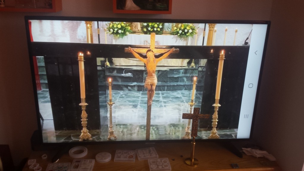 Foto: Semana Santa online desde la Parroquia con motivo de la pandemia de 2020 - Calatayud (Zaragoza), España