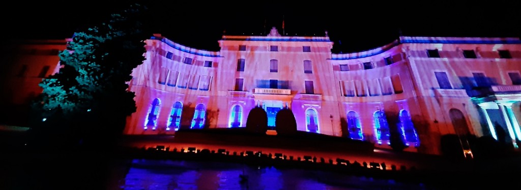 Foto: Espectáculo de luces - Barcelona (Cataluña), España