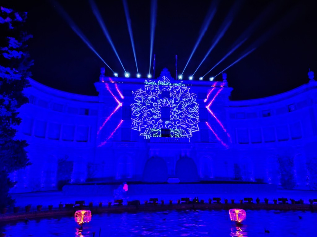 Foto: Espectáculo de luces - Barcelona (Cataluña), España