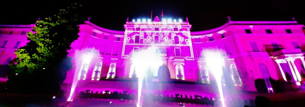 Foto: Espectáculo de luces - Barcelona (Cataluña), España