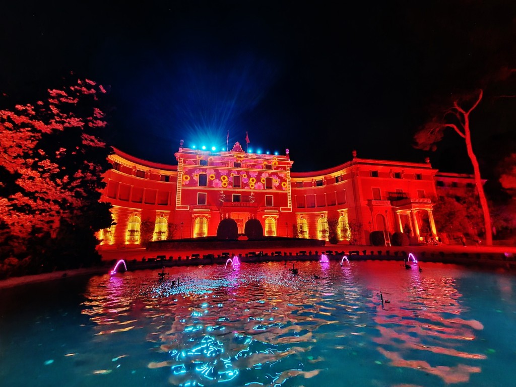 Foto: Espectáculo de luces - Barcelona (Cataluña), España