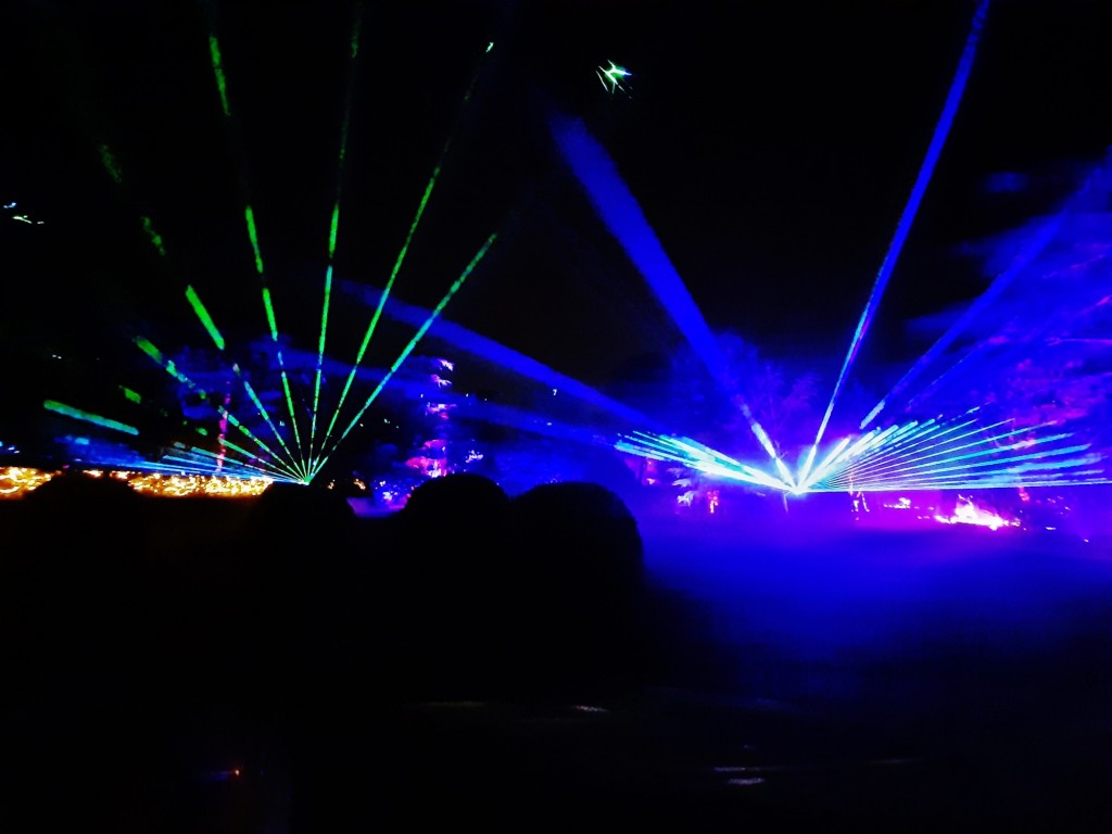 Foto: Espectáculo de luces - Barcelona (Cataluña), España