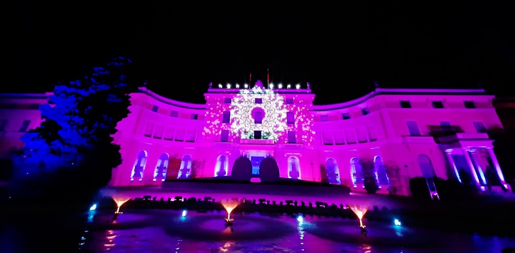 Foto: Espectáculo de luces - Barcelona (Cataluña), España