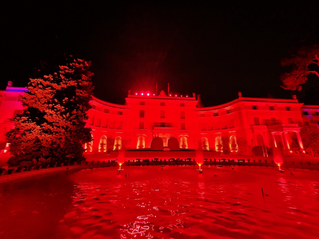Foto: Espectáculo de luces - Barcelona (Cataluña), España