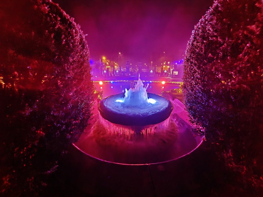 Foto: Espectáculo de luces - Barcelona (Cataluña), España