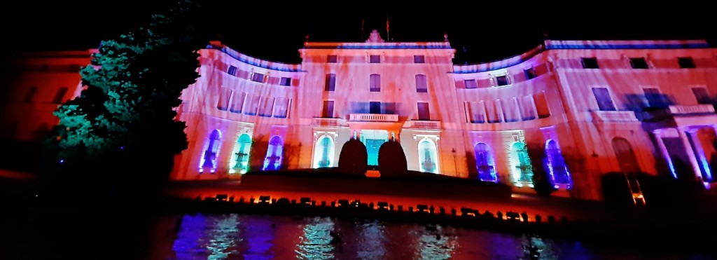 Foto: Espectáculo de luces - Barcelona (Cataluña), España