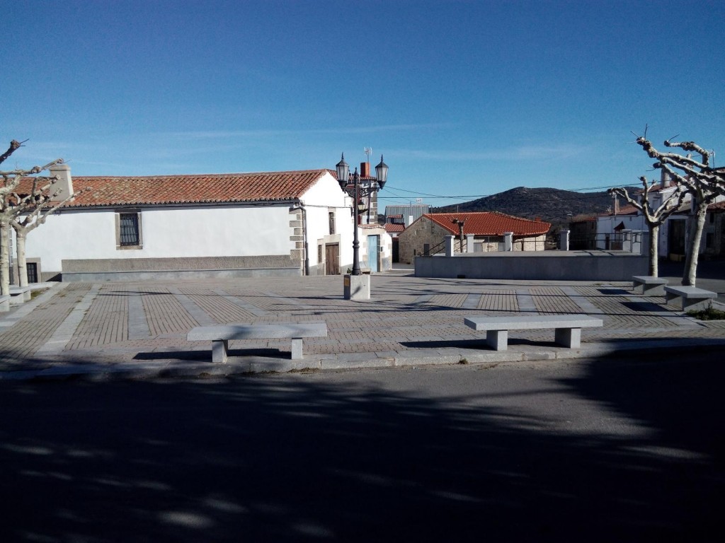 Foto: Plaza Mayor - Nava de Béjar (Castilla y León), España