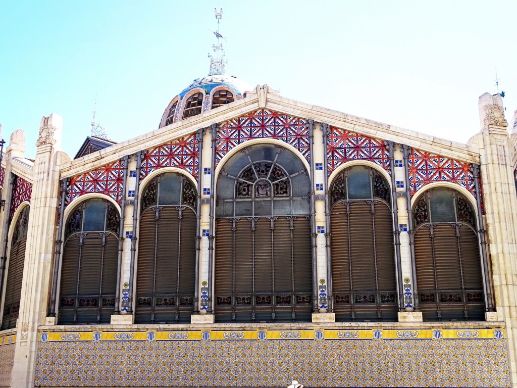 Foto: Fachada posterior mercado central - Valencia (Comunidad Valenciana), España