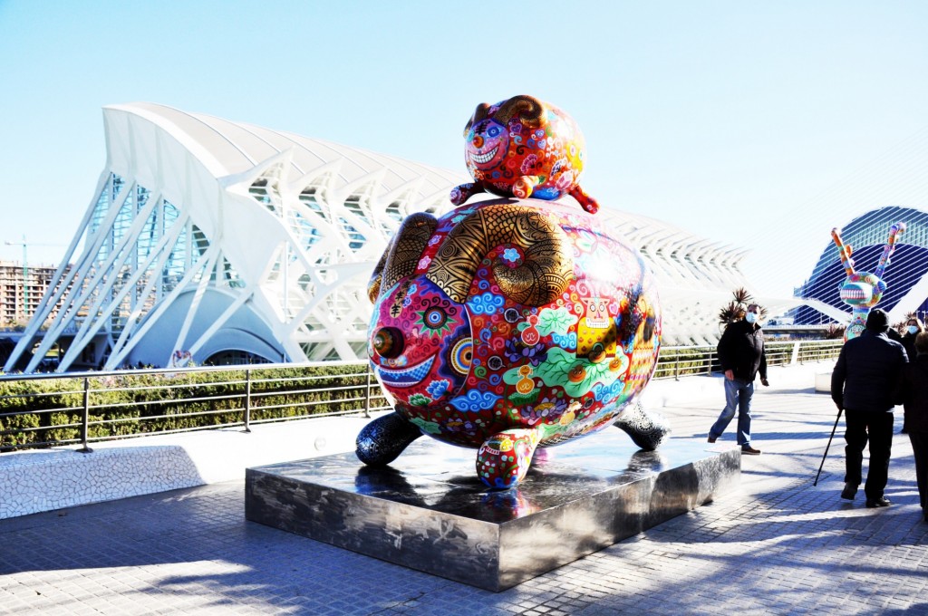 Foto: Obra de Hung Yi - Valencia (Comunidad Valenciana), España