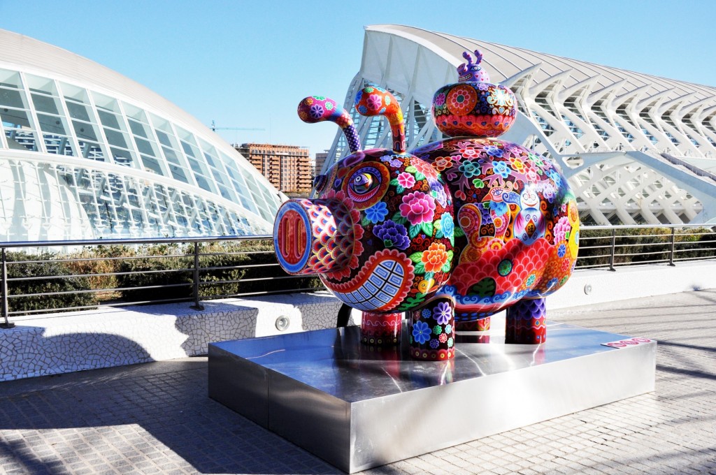 Foto: Obra de Hung Yi - Valencia (Comunidad Valenciana), España