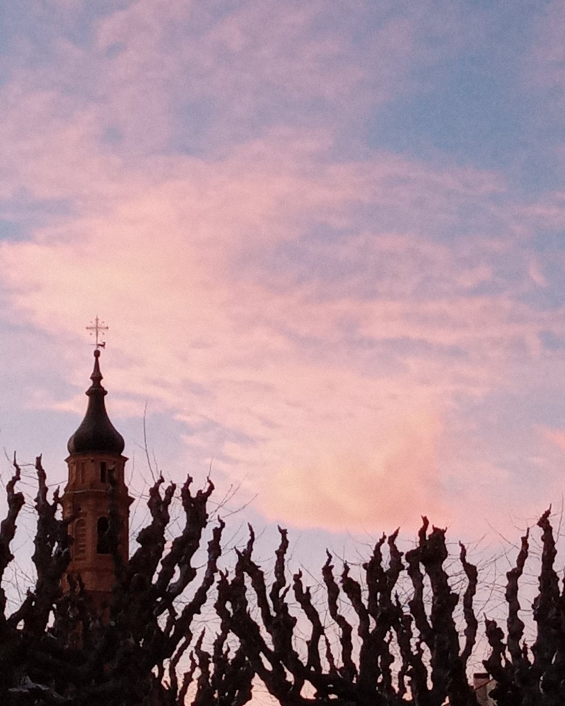 Foto: Crepúsculo en la plaza del Fuerte - Calatayud (Aragón), España