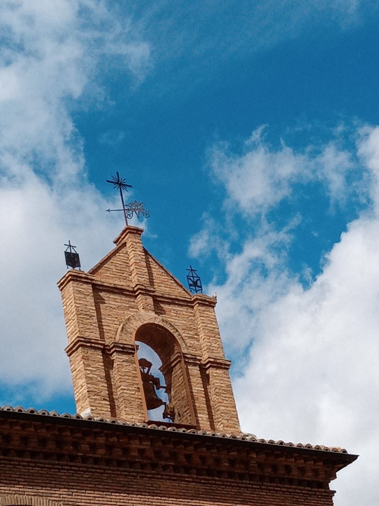 Foto: Campanario del convento de las MM. Capuchinas - Calatayud (Aragón), España