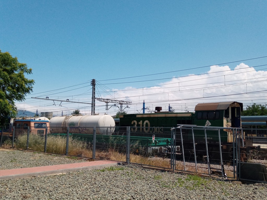 Foto: Tren de mantenimiento - Calatayud (Aragón), España