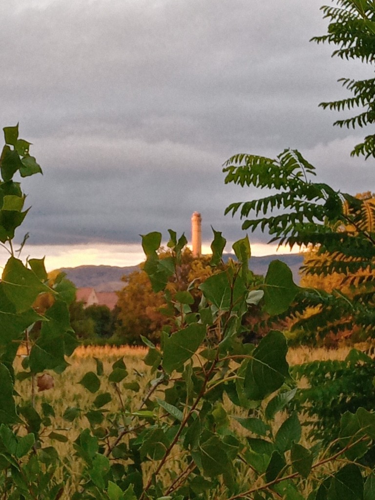 Foto: Chimenea de la azucarera - Calatayud (Zaragoza), España