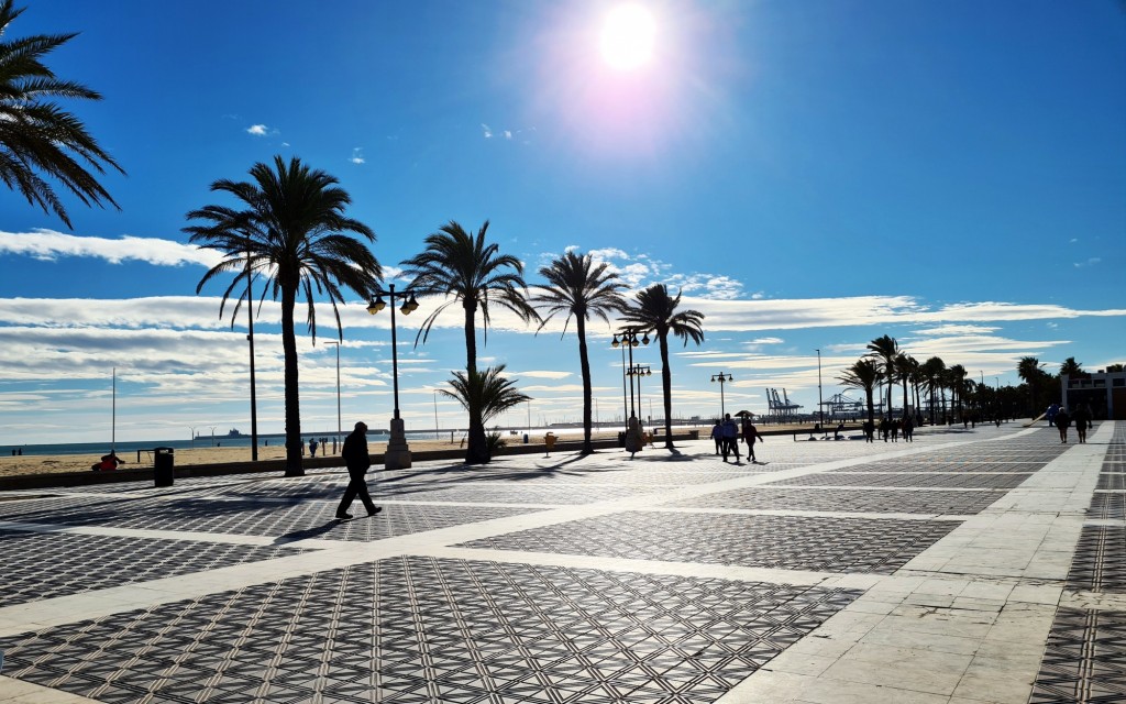 Foto: Paseo de la Malvarrosa - Valencia (València), España