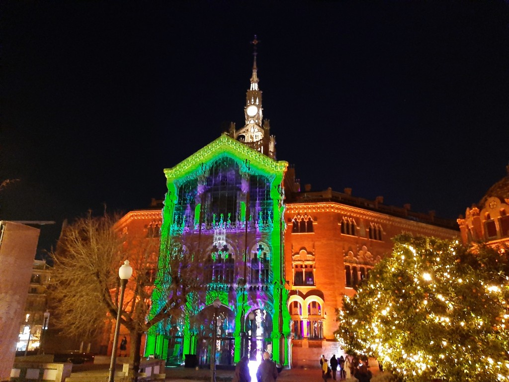 Foto: Las luces de Sant Pau - Barcelona (Cataluña), España