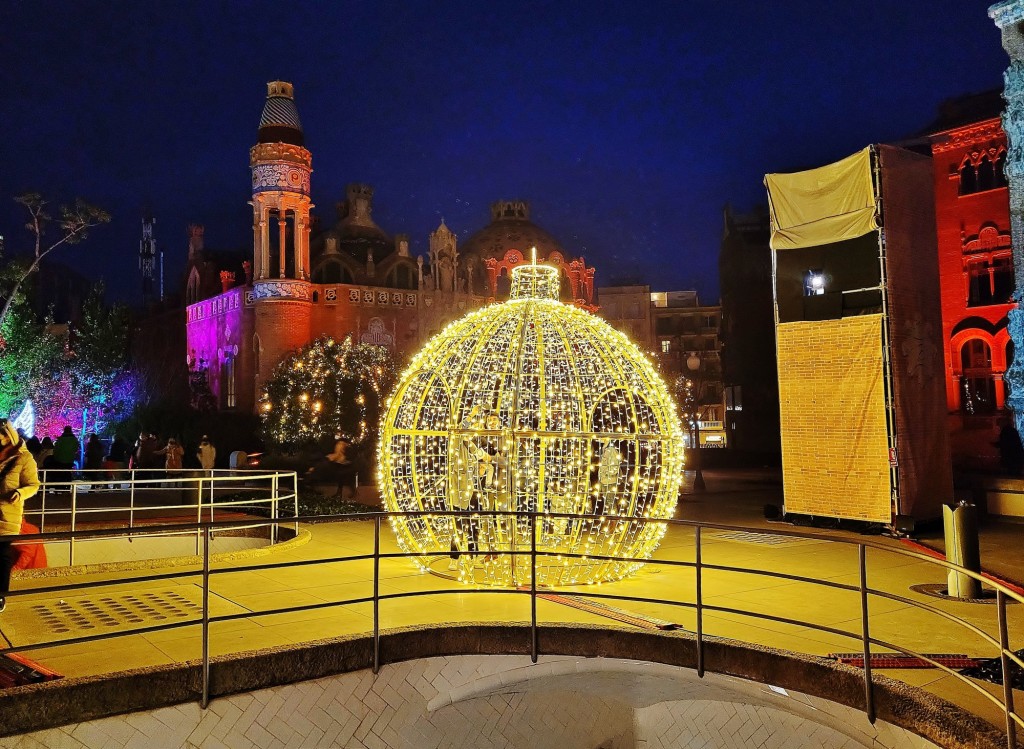 Foto: Las luces de Sant Pau - Barcelona (Cataluña), España