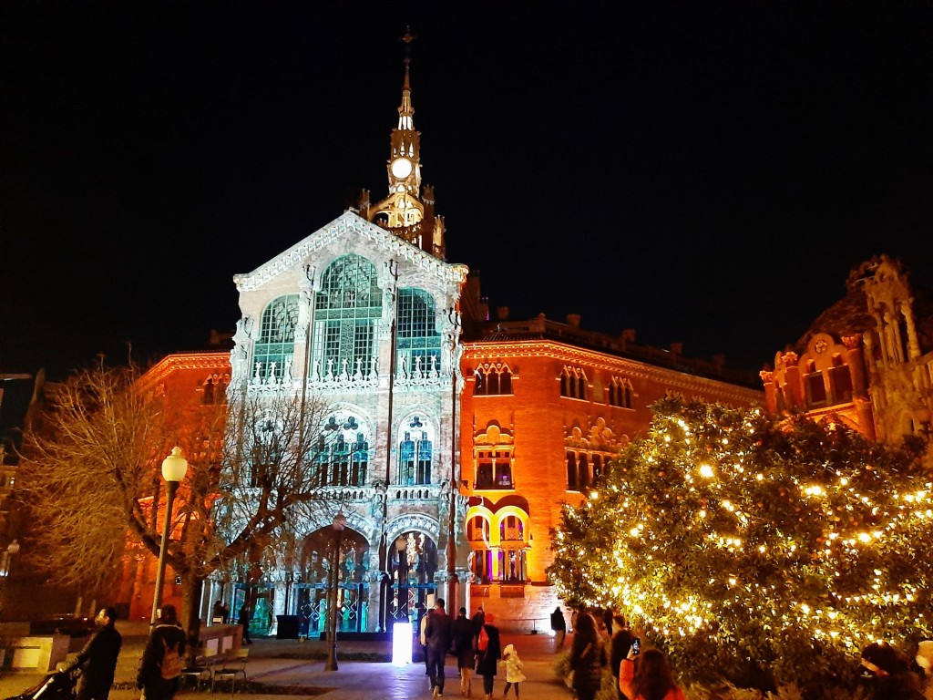 Foto: Las luces de Sant Pau - Barcelona (Cataluña), España