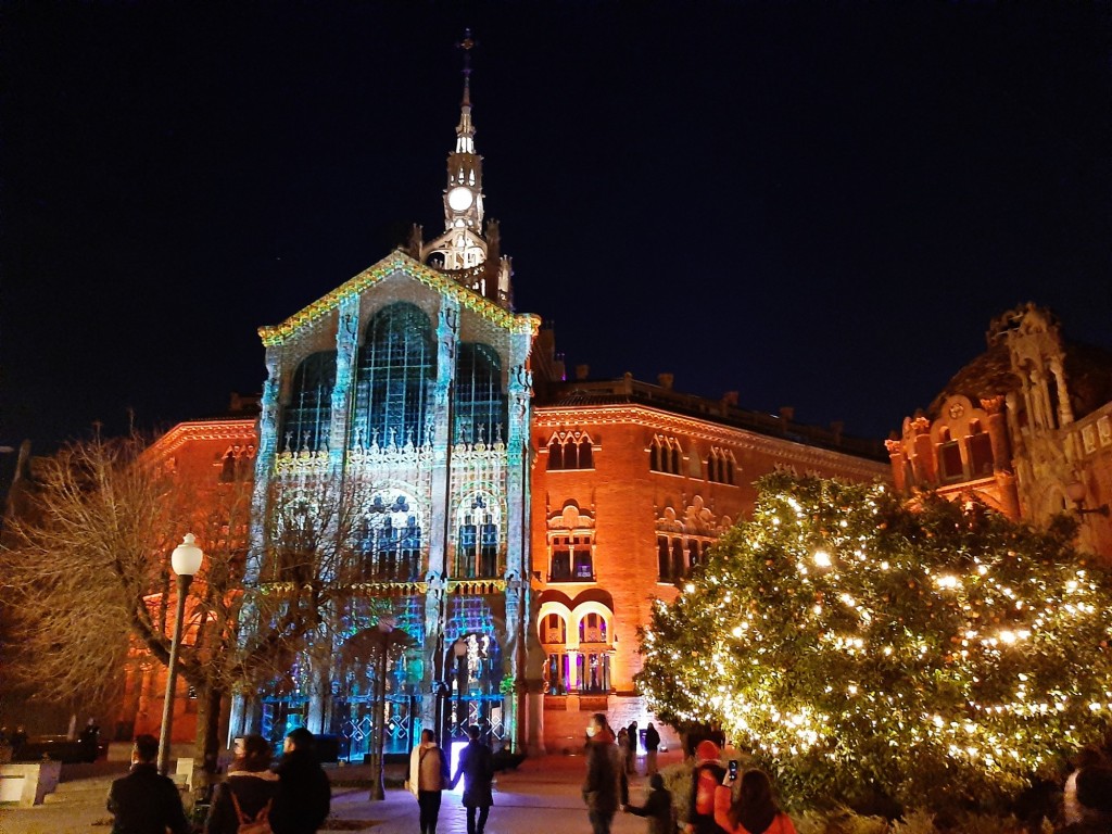 Foto: Las luces de Sant Pau - Barcelona (Cataluña), España