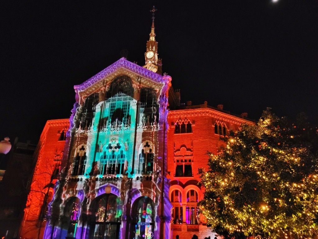 Foto: Las luces de Sant Pau - Barcelona (Cataluña), España