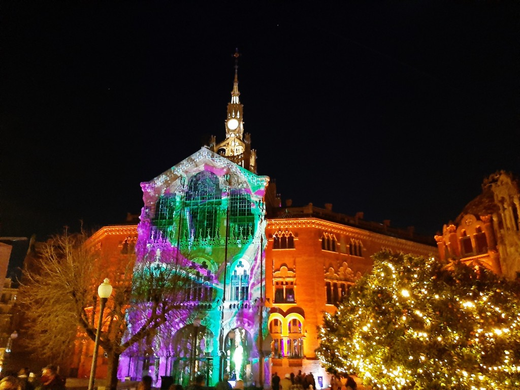 Foto: Las luces de Sant Pau - Barcelona (Cataluña), España