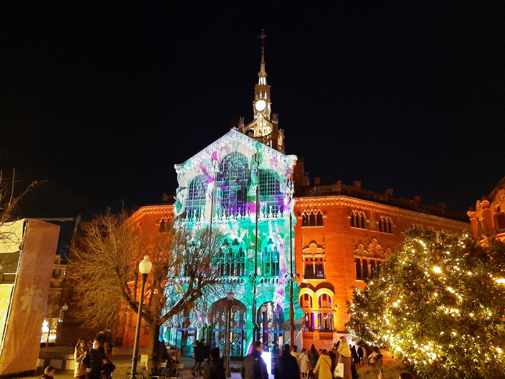 Foto: Las luces de Sant Pau - Barcelona (Cataluña), España