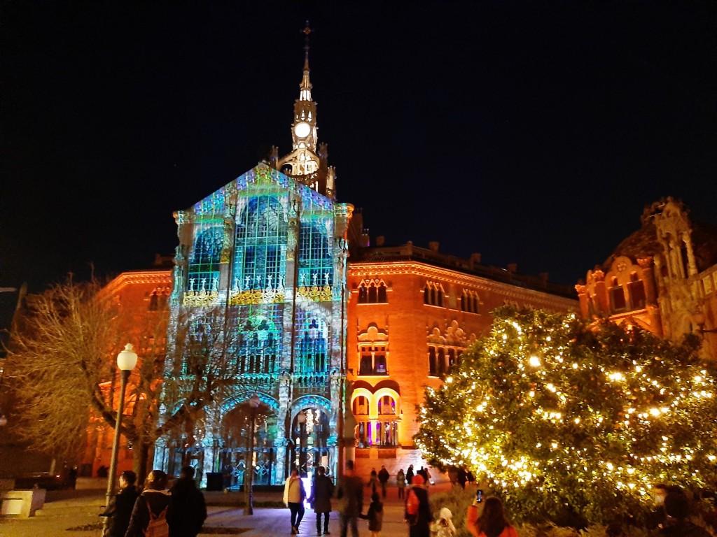Foto: Las luces de Sant Pau - Barcelona (Cataluña), España
