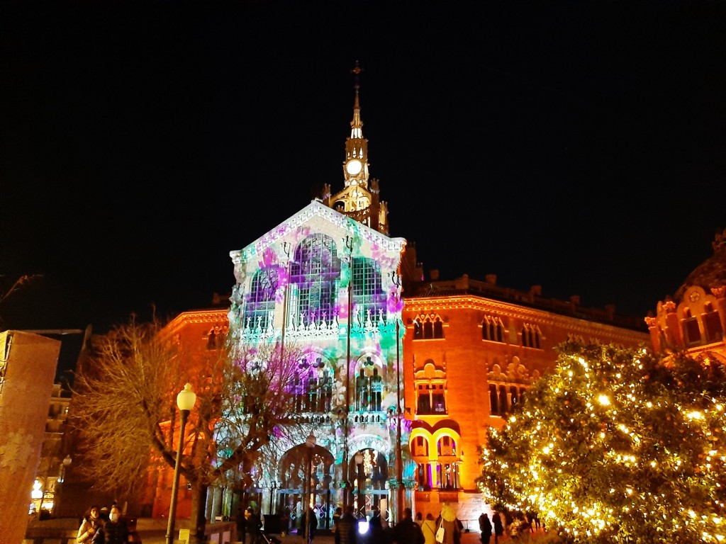 Foto: Las luces de Sant Pau - Barcelona (Cataluña), España