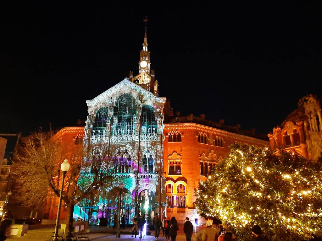 Foto: Las luces de Sant Pau - Barcelona (Cataluña), España