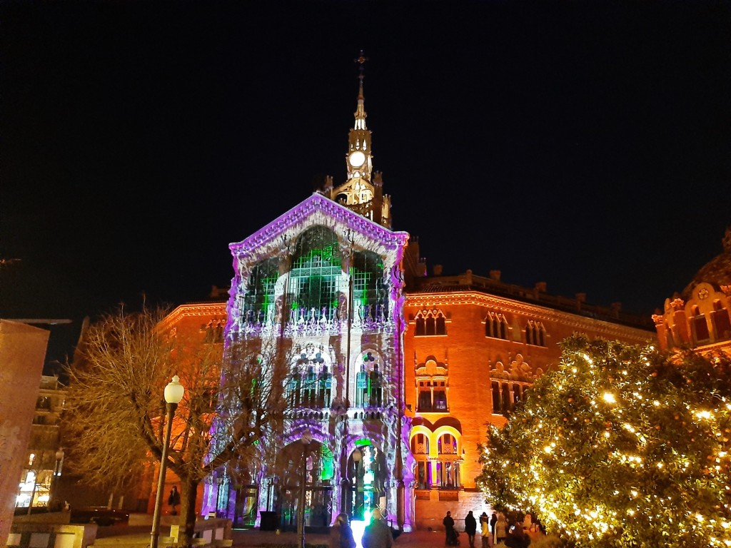 Foto: Las luces de Sant Pau - Barcelona (Cataluña), España
