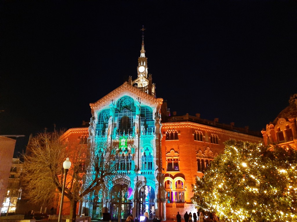Foto: Las luces de Sant Pau - Barcelona (Cataluña), España