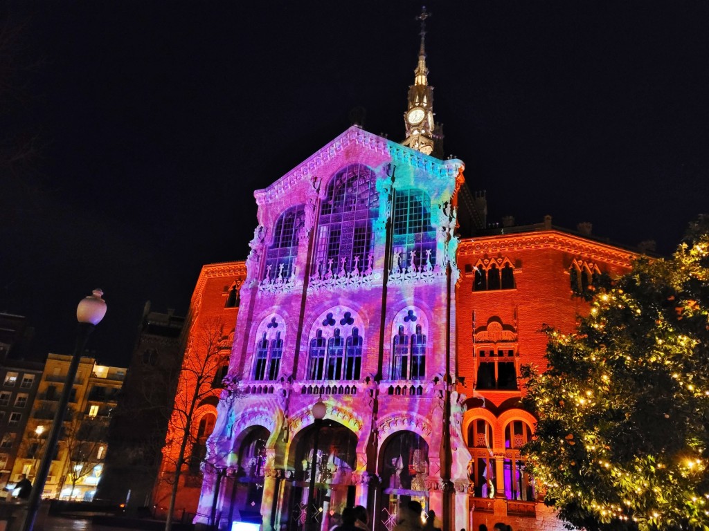 Foto: Las luces de Sant Pau - Barcelona (Cataluña), España