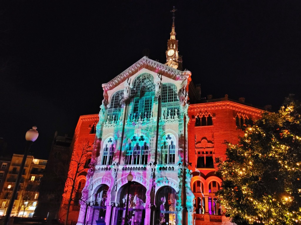Foto: Las luces de Sant Pau - Barcelona (Cataluña), España