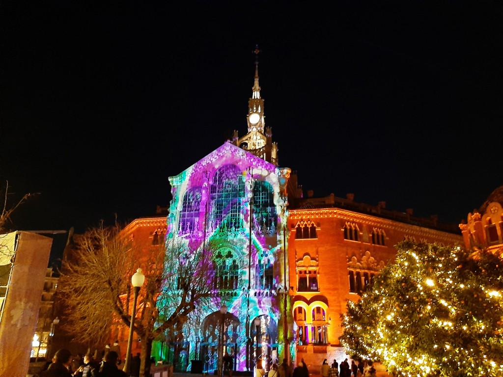 Foto: Las luces de Sant Pau - Barcelona (Cataluña), España