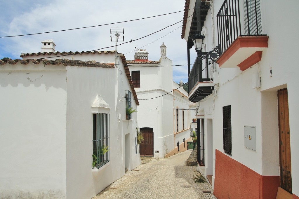 Foto: Vista del pueblo - Almonáster la Real (Huelva), España