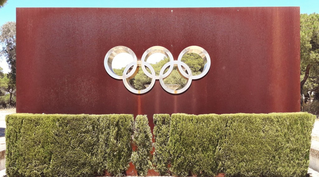 Foto: Pebetero olímpico - Palos de la Frontera (Huelva), España