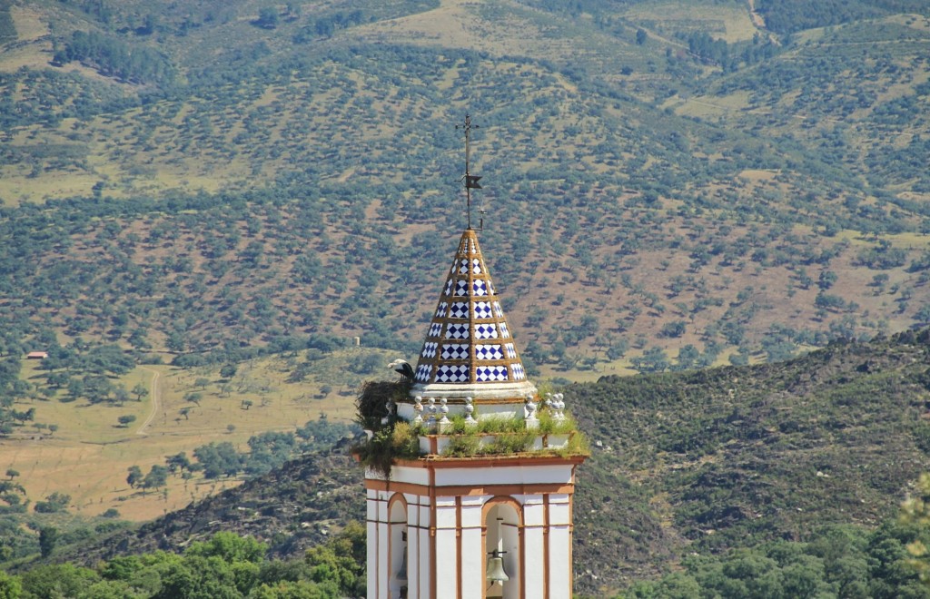 Foto: Vista del pueblo - Cortelazor (Huelva), España