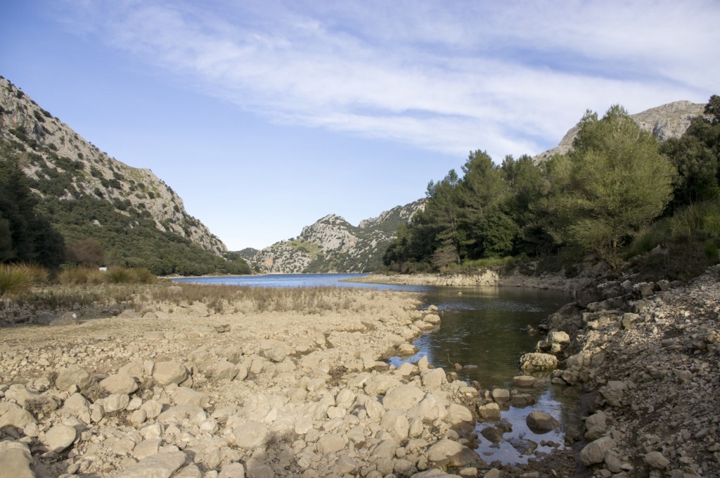 Foto: Riachuelo del entrada al Embalse de Gorg Blau - Escorca (Illes Balears), España
