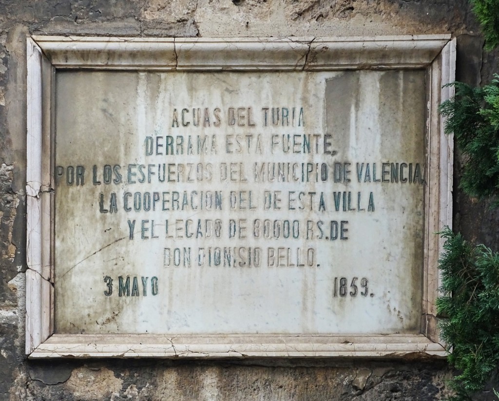 Foto: Placa conmemorativa - Valencia (València), España