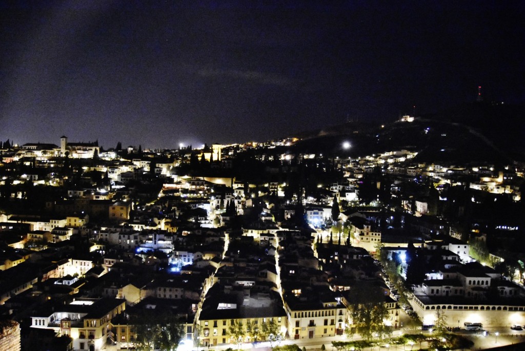 Foto: Vistas nocturnas - Granada (Andalucía), España