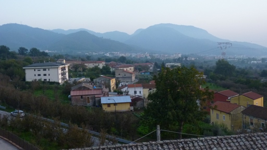 Foto: Puesta de sol - Villa (Campania), Italia