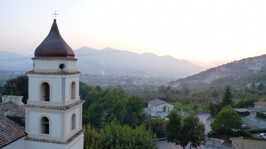 Foto: Puesta de sol - Villa (Campania), Italia