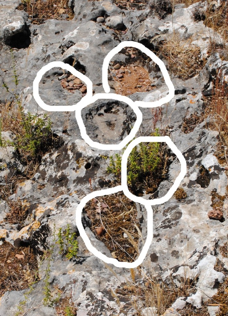 Foto: huella vista en el rio retortillo en peñaflor sevilla - Peñaflor (Sevilla), España