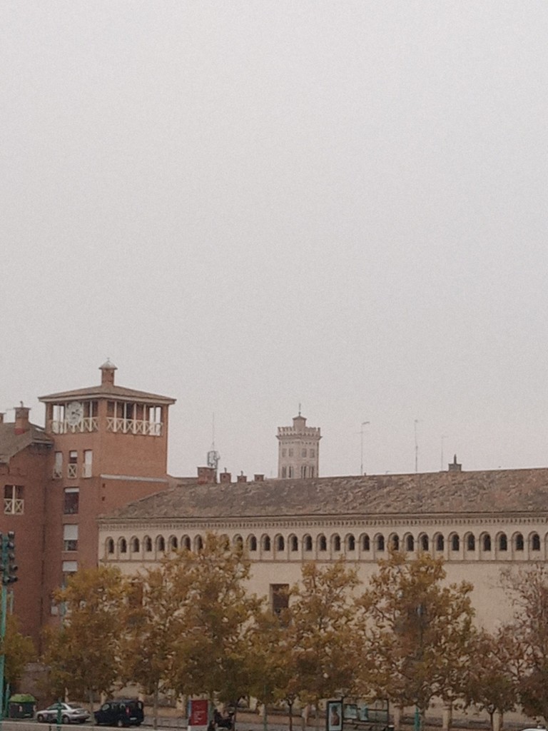 Foto: Al fondo torre de la Magdalena - Calatayud (Zaragoza), España